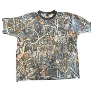 Ranger Camo Vintage T Shirt Men's  SZ 2XL Advantage Max  Hunting Pocket 2813.2